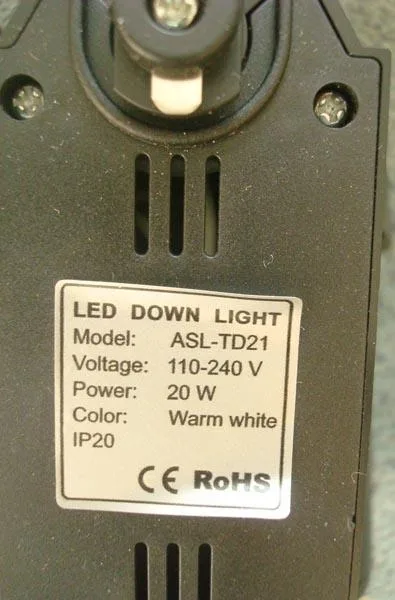 Faretto a LED «LED Down Light / LED Senior Spotlight Series» — foto 3 dell'alert A12/0300/15