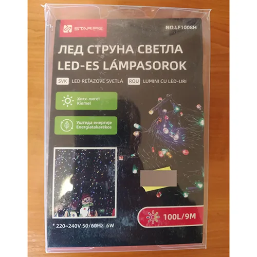 Catena di illuminazione «LED_ES LÁMPASOROK, LED RETAZOVÉ SVETLA 100L/9M» — foto 4 dell'alert SR/01864/25
