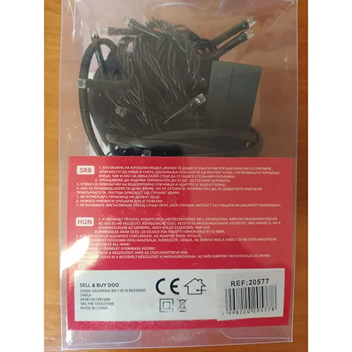 Catena di illuminazione «LED_ES LÁMPASOROK, LED RETAZOVÉ SVETLA 100L/9M» — foto 5 dell'alert SR/01864/25
