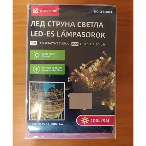Catena di illuminazione «LED-ES LÁMPASOROK  LED RETAZOVÉ SVETLA 100L/M» (Starpie)