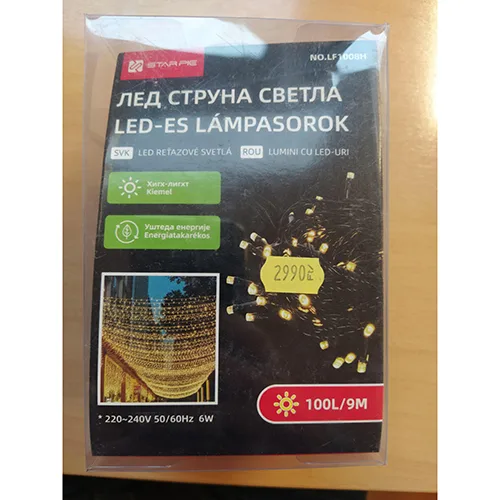 Catena di illuminazione «LED-ES LÁMPASOROK» (Starpie)