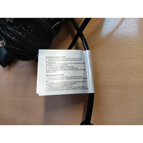 Catena di illuminazione «LED-ES LÁMPASOROK» — foto 4 dell'alert SR/01961/25