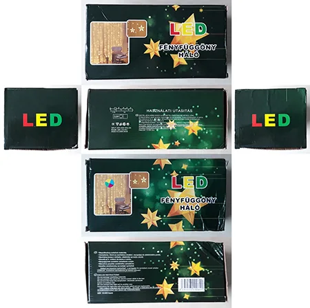 Catena di illuminazione «LED FÉNYFÜGGÖNY HÁLÓ» — foto 3 dell'alert A12/03096/23