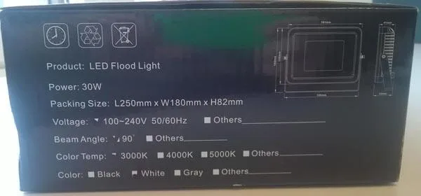 Proiettore a LED «LED Flood Light» — foto 3 dell'alert A12/0718/17
