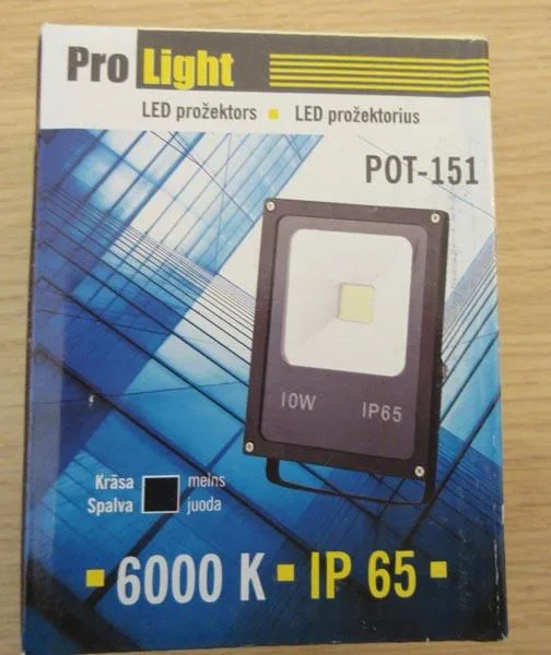 Luce di inondazione del LED «LED Flood Light / LED Prozektors» — foto 2 dell'alert A11/0112/15