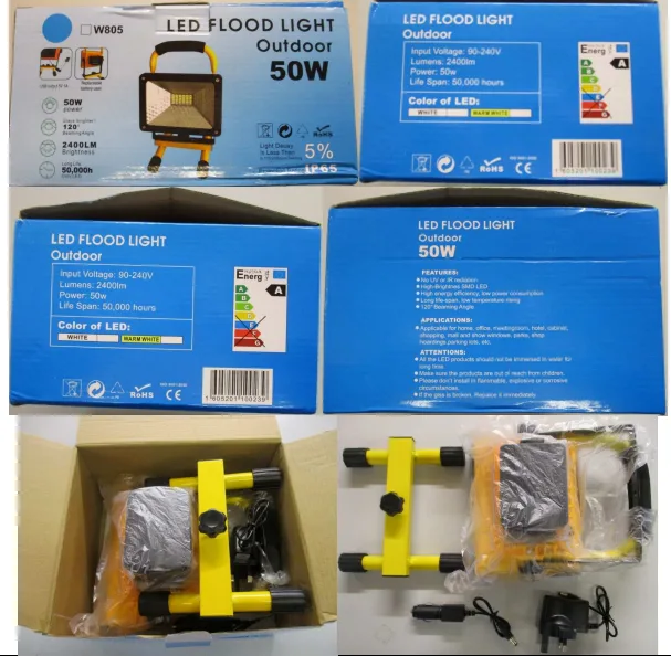 Proiettore a LED «LED Flood LIght Outdoor 50W» — foto 2 dell'alert A12/01020/20