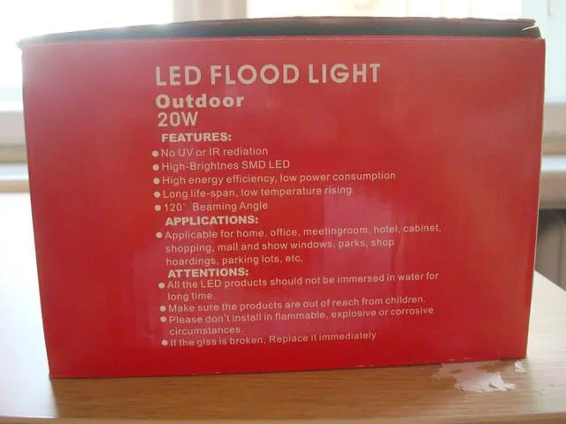 Luce di inondazione «Led Flood Light» — foto 1 dell'alert A12/1598/13