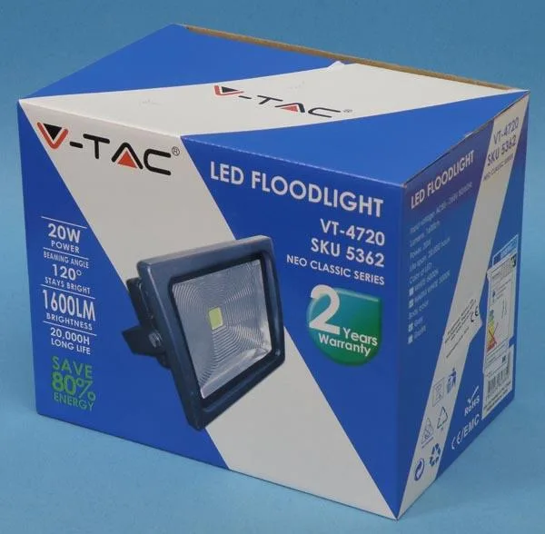 Proiettore «LED FLOODLIGHT NEO CLASSIC SERIES» (V-TAC)