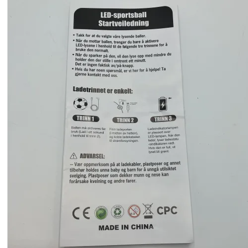 Calcio con luci a LED «LED Football» — foto 3 dell'alert SR/03027/26