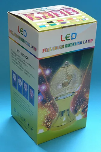 Luce a LED «LED FULL COLOR ROTATING LAMP / Led lampa» — foto 1 dell'alert A12/01782/20