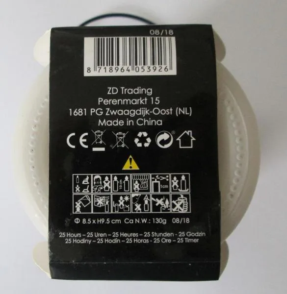 Candela «LED Glass Candle» — foto 5 dell'alert A12/0776/19