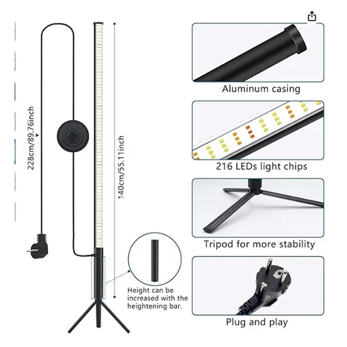 Lampada per piante «LED Grow Light» (Niello)