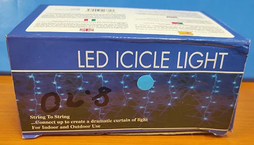 Catena di illuminazione «LED Icicle light» — foto 1 dell'alert A12/00547/22