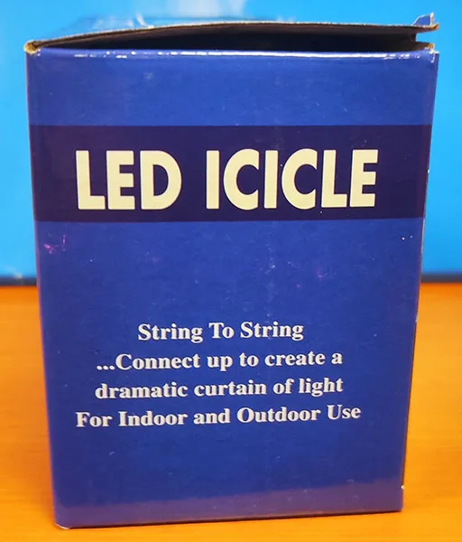 Catena di illuminazione «LED Icicle light» — foto 3 dell'alert A12/00547/22
