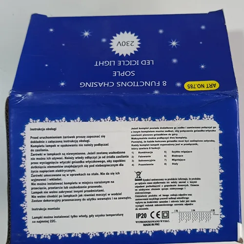 Catena di illuminazione «LED ICICLE LIGHT» — foto 2 dell'alert SR/02684/25