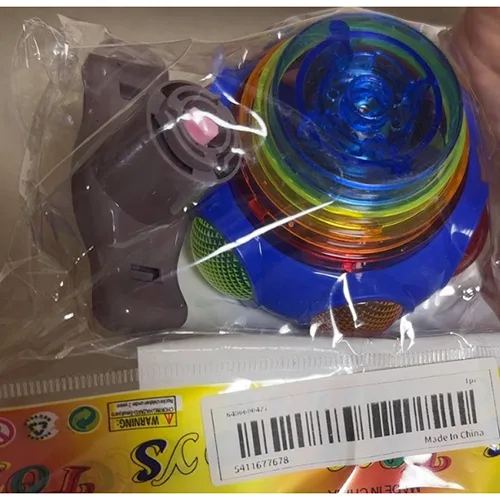 Giocattolo di filatura «LED innovant avec musique, gyroscope rotatif, toupie créative» — foto 2 dell'alert SR/00281/25