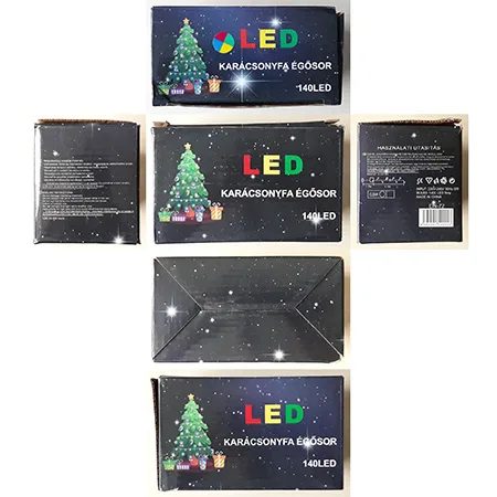 Catena di illuminazione «„LED KARÁCSONYFA ÉGŐSOR 140LED”» — foto 3 dell'alert A12/00215/24