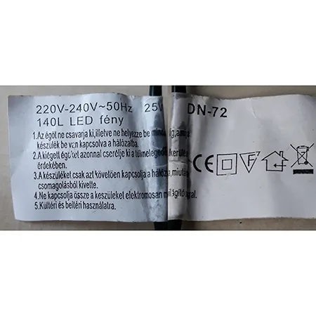 Catena di illuminazione «„LED KARÁCSONYFA ÉGŐSOR 140LED”» — foto 4 dell'alert A12/00215/24