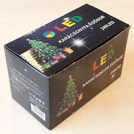 Catena di illuminazione «„LED KARÁCSONYFA ÉGŐSOR 240LED”» — foto 1 dell'alert A12/00198/24