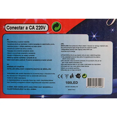 Catena di illuminazione «Led Light 100 L Extra Brillante» — foto 5 dell'alert A12/01878/24