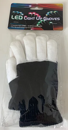 Guanti con luci a LED «LED light up gloves» — foto 1 dell'alert A12/03115/23