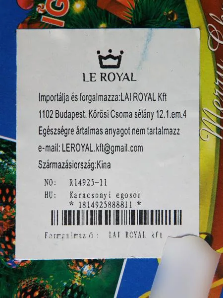 Catena di illuminazione «LED LIGHTS» — foto 2 dell'alert A12/0810/19