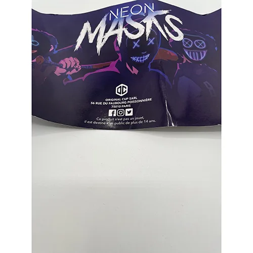 Maschera di Halloween «LED Mask Nightmare Röd» — foto 3 dell'alert A12/02920/24