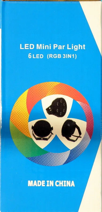 Luce del partito del LED «LED Mini Par Light; 6LED (RGB 3 in 1); LED Light» — foto 5 dell'alert A12/00563/20