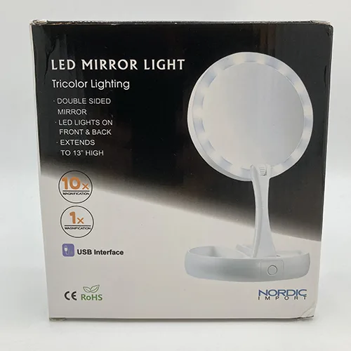 Specchio con luci a LED «LED Mirror light» (Nordic Import)