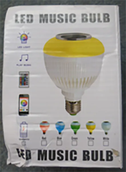 Lampadina a LED «LED Music Bulb» — foto 1 dell'alert A12/01328/20