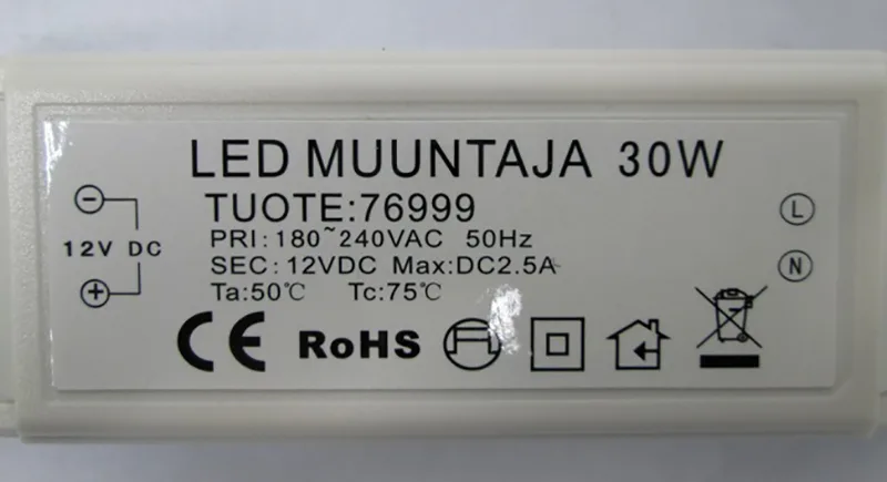 Centralina elettronica per modulo LED «LED-Muuntaja» — foto 3 dell'alert A12/00887/20