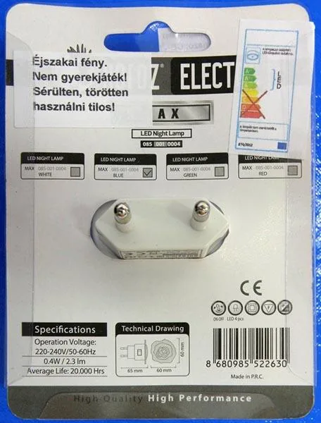 Luce notturna del LED «LED Night Lamp» — foto 4 dell'alert A12/0614/19