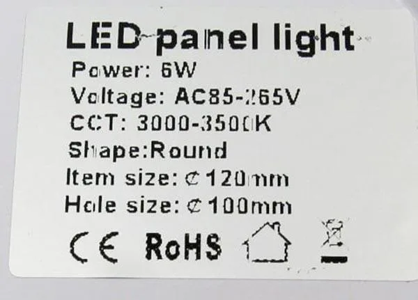Luce «LED paneelivalaisin / LED Panel Light» — foto 2 dell'alert A12/0157/16