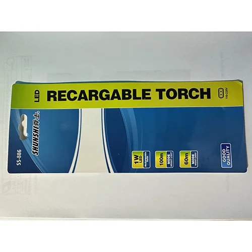 Torcia elettrica «LED RECARGABLE TORCH» — foto 2 dell'alert A12/02767/24