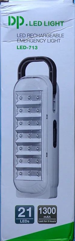 Lampada a LED portatile «LED Rechargeable Emergency Light» (DP.LED LIGHT)