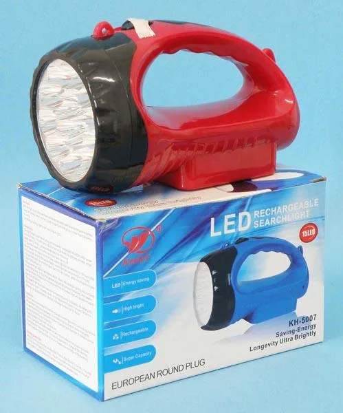 Torcia ricaricabile «LED RECHARGEABLE SEARCHLIGHT» — foto 1 dell'alert A12/0751/16