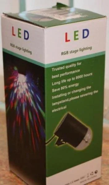 Luce a LED «LED RGB Stage Lighting» — foto 1 dell'alert A12/0360/16