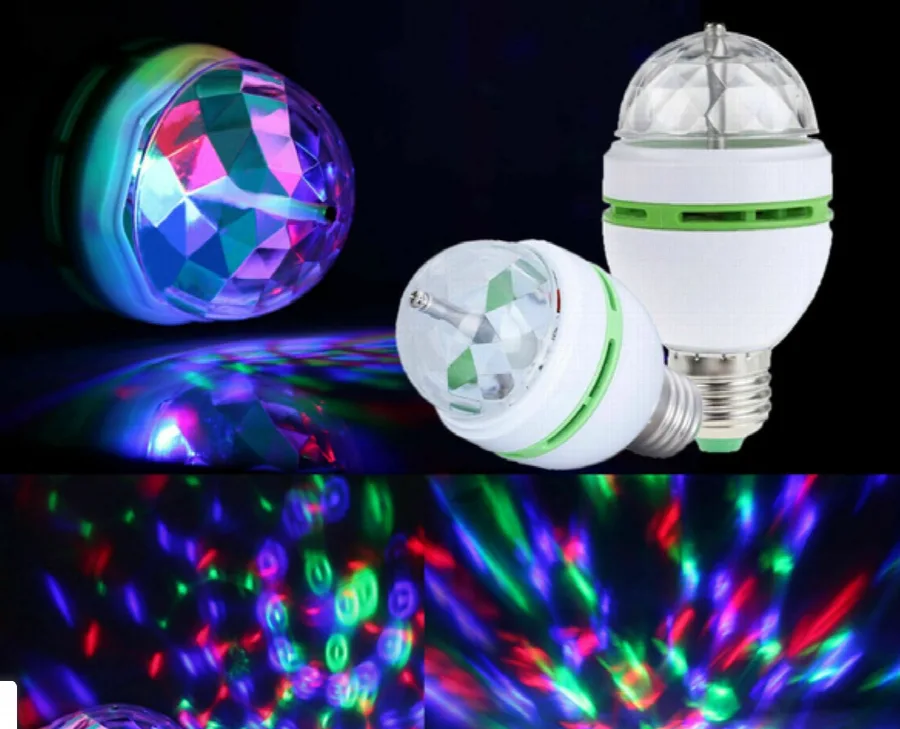 Lampadina del LED «LED Rotating Disco Bulb RGB» — foto 2 dell'alert A12/00053/21