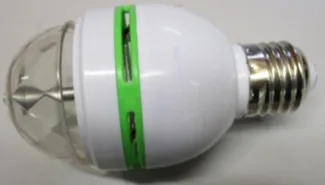 Lampadina del LED «LED Rotating Disco Bulb RGB» — foto 3 dell'alert A12/00053/21