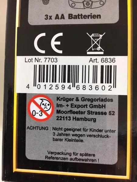 Giocattolo a LED «LED Snurra» — foto 3 dell'alert A12/1897/18