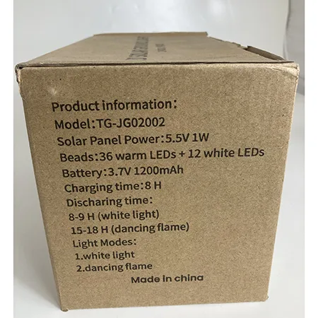 Luce LED esterna alimentata a energia solare «LED solar ground light» — foto 1 dell'alert A12/00164/24