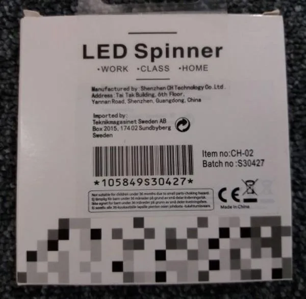 Filatore di Fidget «LED Spinner» — foto 3 dell'alert A12/0966/18