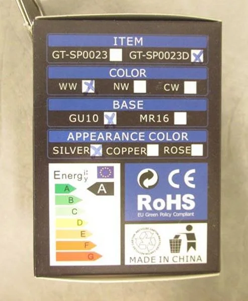 Lampada a LED «LED Spot» — foto 3 dell'alert A12/0069/18
