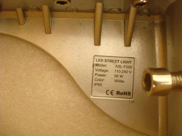 Luce del LED «LED Street Light» — foto 3 dell'alert A12/0299/15