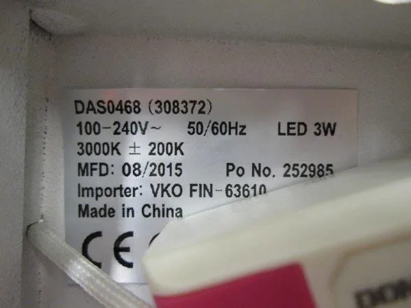 Lampada da parete «LED Valaisin» — foto 2 dell'alert A12/1193/17