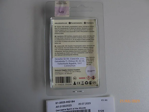 Cartuccia di sigaretta elettronica «Lemon Skunk / Wedding Cake / Spirit of the Woods» — foto 5 dell'alert A12/02717/23
