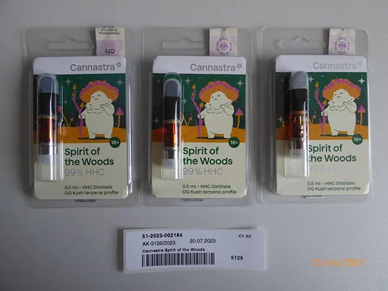 Cartuccia di sigaretta elettronica «Lemon Skunk / Wedding Cake / Spirit of the Woods» — foto 6 dell'alert A12/02717/23