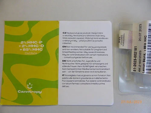 Cartuccia di sigaretta elettronica «Lemon Skunk / Wedding Cake / Spirit of the Woods» — foto 7 dell'alert A12/02717/23
