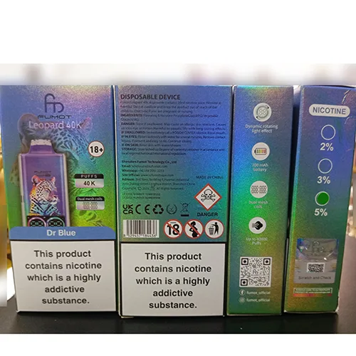 Sigaretta elettronica monouso «Leopard 40K» (fm ® FUMOT)