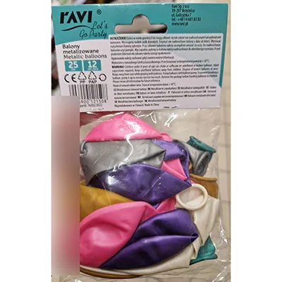Palloncini «Let's Go Party» (Ravi)